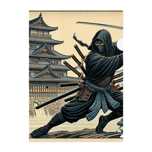 Shadow Dance: Ninja and the Old Castle -Shinobi-  Clear File Folder