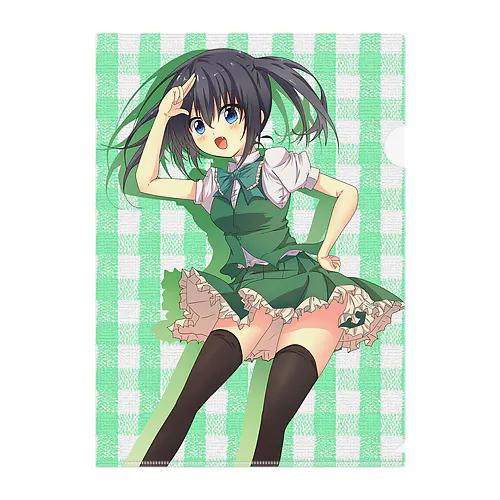 緑ちゃん Clear File Folder