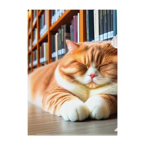 眠りネコ Clear File Folder
