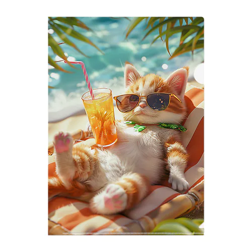 バカンスにゃ猫2 Clear File Folder