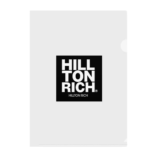 HIRRTON RICH 公式アイテム Clear File Folder