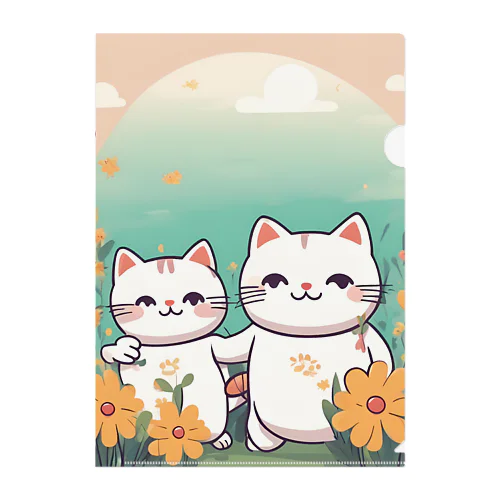 Cutie cat❤︎ Clear File Folder