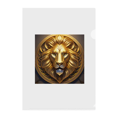 金獅子の紋章・プライド クリアファイル