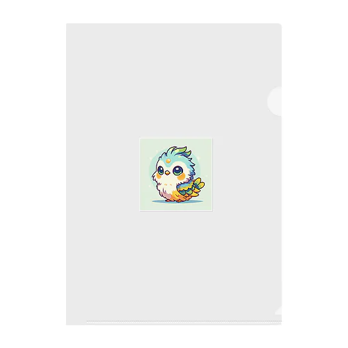 干支の鳥ちゃん02 Clear File Folder