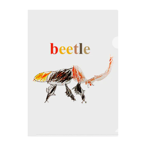 beetle Clear File Folder