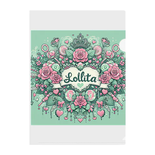 Sweet Lolita 🍭 ミントグリーン Clear File Folder