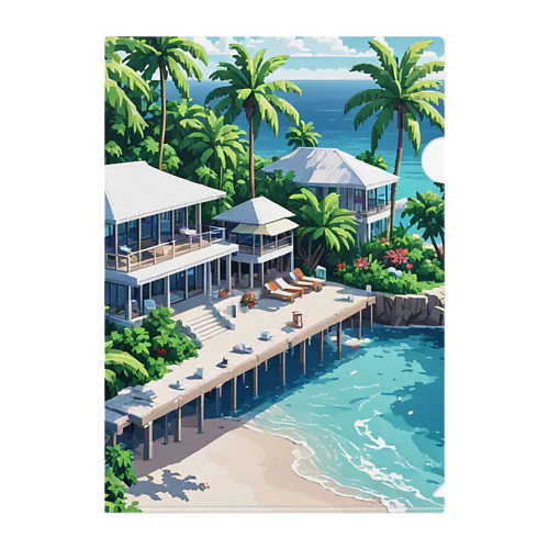 Crystal Bay Resort Clear File Folder