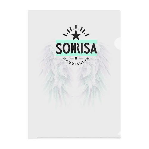 SONRISA RADIANTE Clear File Folder