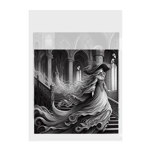 城壁の美女 Clear File Folder