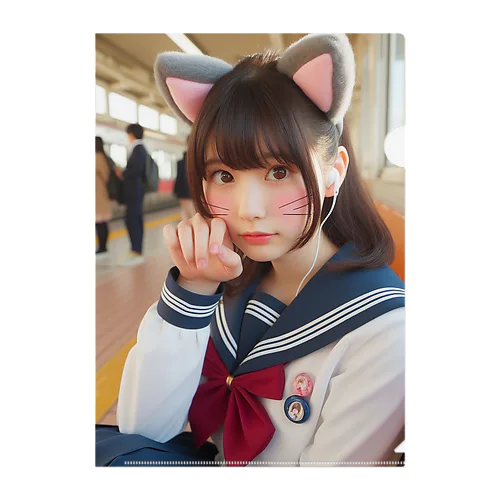 Nekomimi G1 Clear File Folder