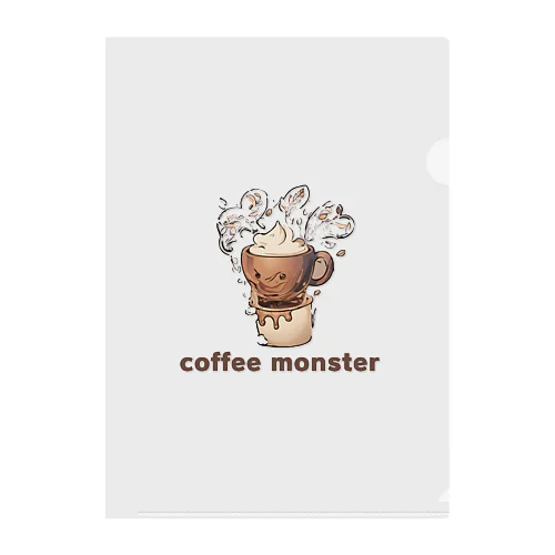 Coffee Monster Java Clear File Folder