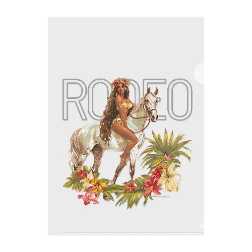 RODEO Clear File Folder