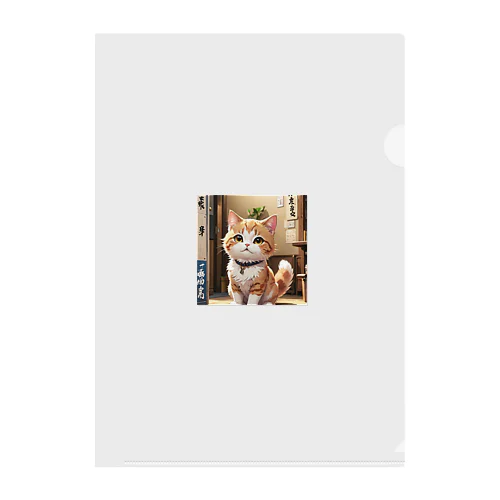 こねこ Clear File Folder