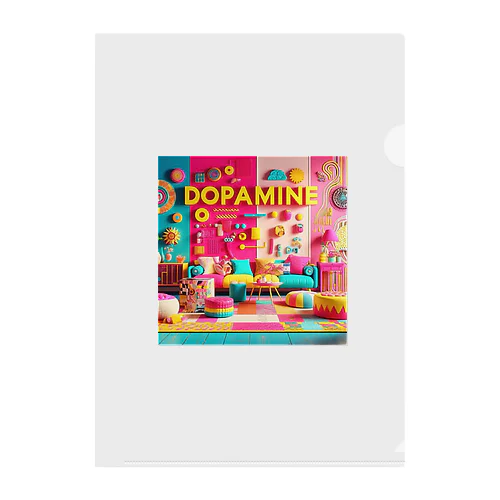 ドーパミンデコールの色彩美学 クリアファイル