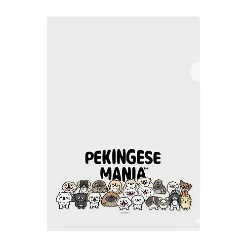 PEKINGESE MANIA Clear File Folder