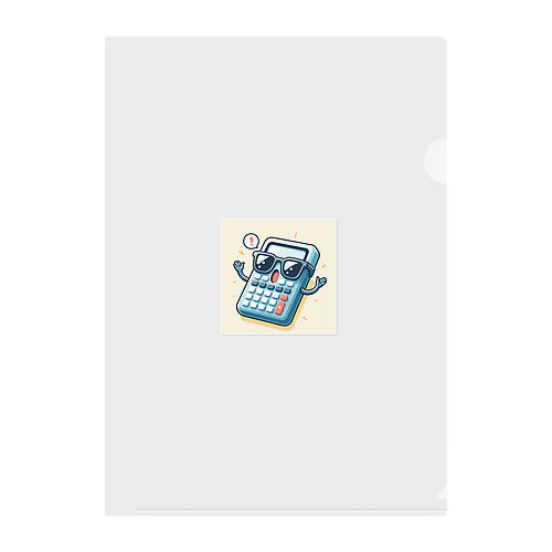 驚きの計算機サングラス！ Clear File Folder