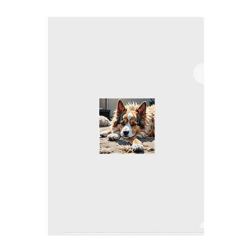 子犬 Clear File Folder