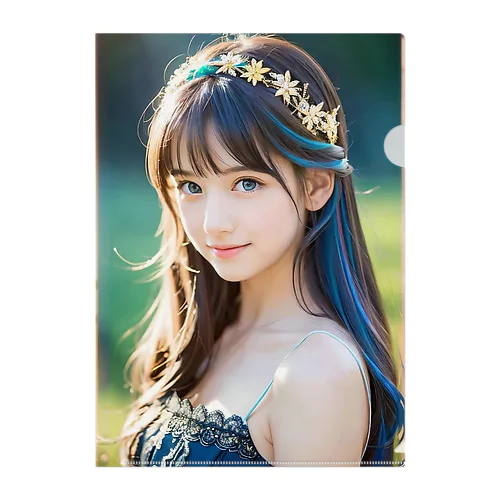 美しい少女✨ Clear File Folder