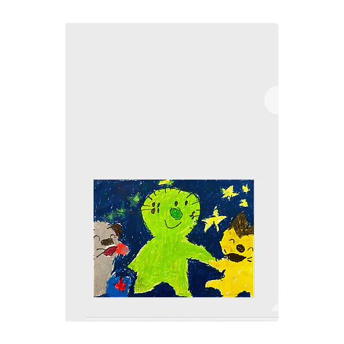 ぜん太くんのおともだち Clear File Folder