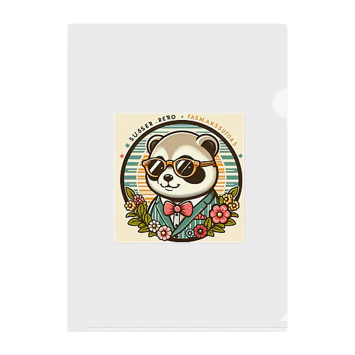 OSHARE RACCOON Clear File Folder