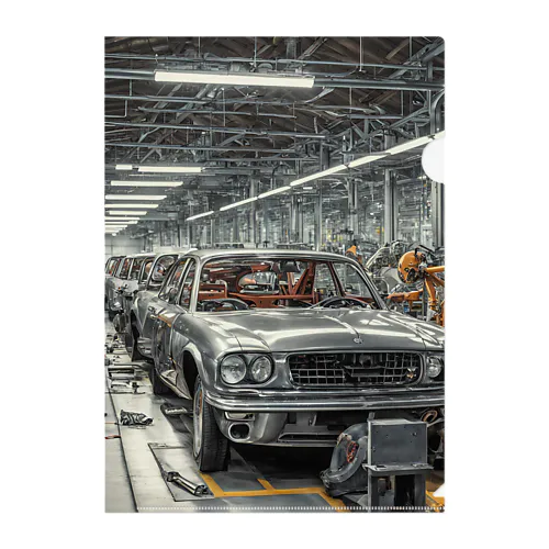 CAR FACTORY Clear File Folder