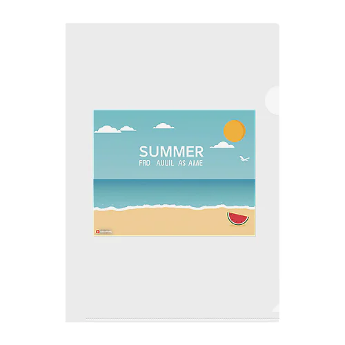 夏！Summer！ Clear File Folder