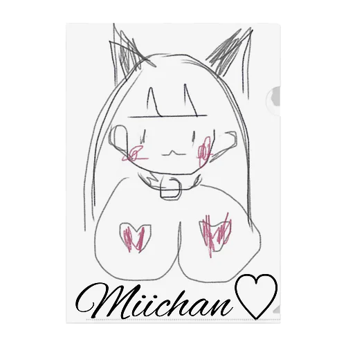 Miichan♡ Clear File Folder