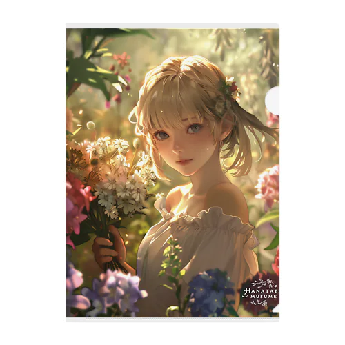 Fantasy Flower Field - Girl's Smile Clear File Folder