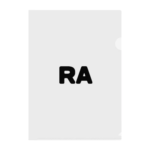 環気(RA)の系統　 クリアファイル