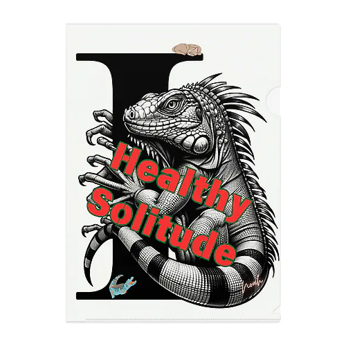 Healthy Solitude クリアファイル