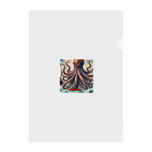 モンスターシリーズ（リアル）：Kraken Clear File Folder