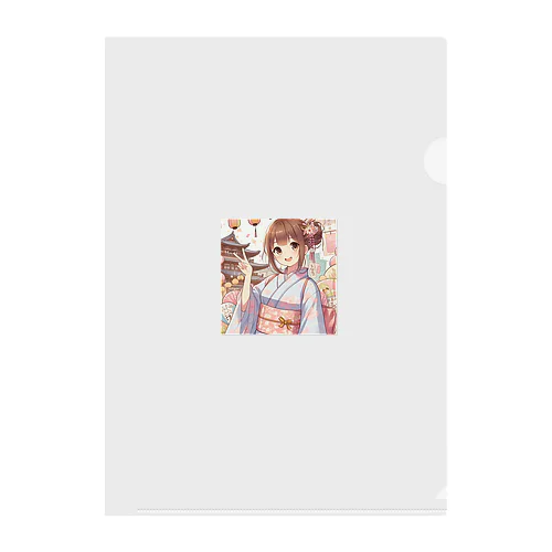 お祭り好きのＪＫ Clear File Folder