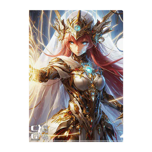 アンタレス星系諸国連合王国 第弐黄軍 司令 大将「エルメリンダ」SF サイバーパンク Clear File Folder