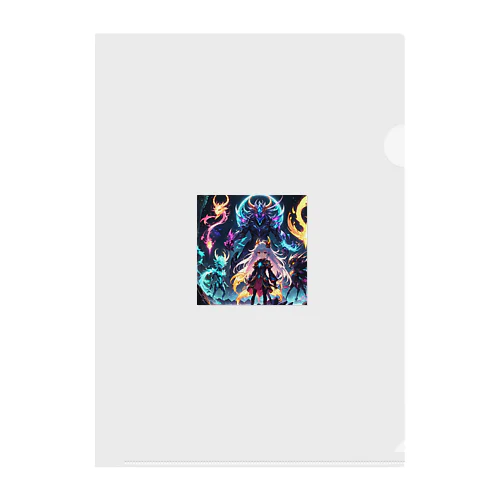 クリスタルの力を宿す神秘の戦士 Clear File Folder