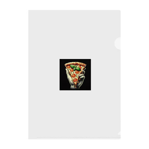 おしゃれなpizzaのグッズ Clear File Folder