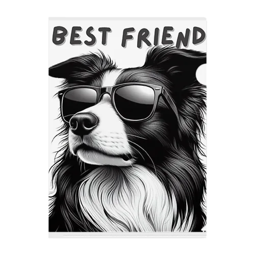 Best Friendわんこ Clear File Folder