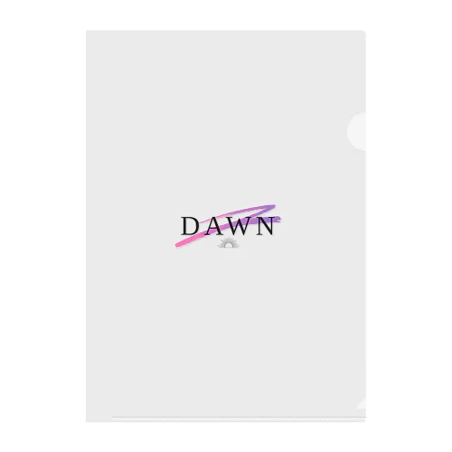 「DAWN」オリジナルグッズ Clear File Folder