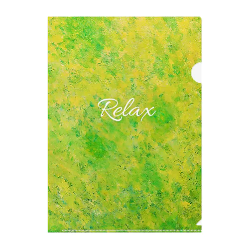 Relax🌿 クリアファイル