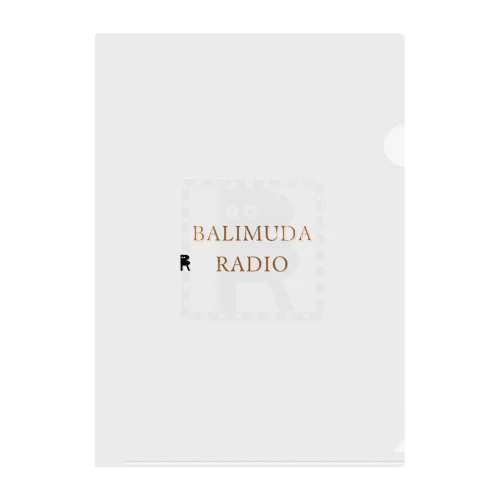 BALIMUDA RADIO（透過） クリアファイル