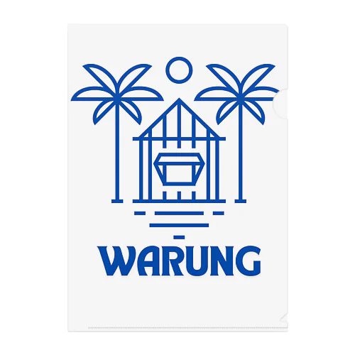 WARUNG Clear File Folder