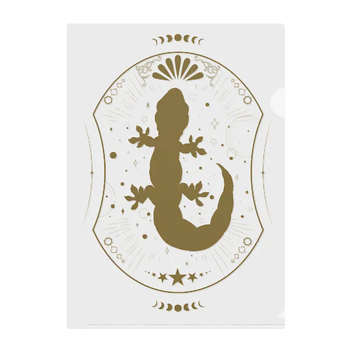 幻想的なレオパ～golden Fill Ver.～ Clear File Folder