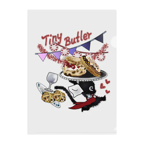 Tiny Butler Clear File Folder