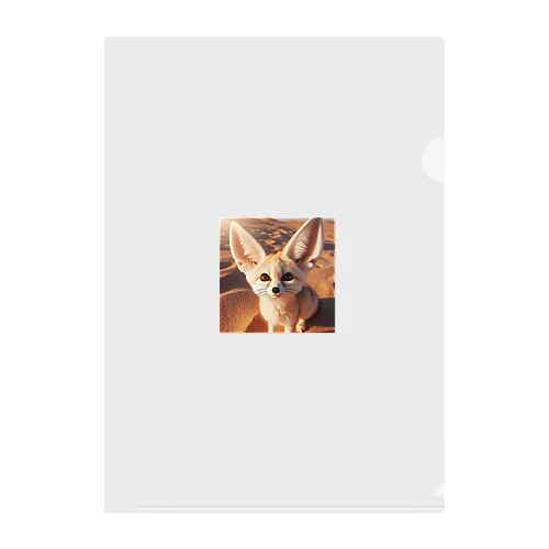キツネ Clear File Folder