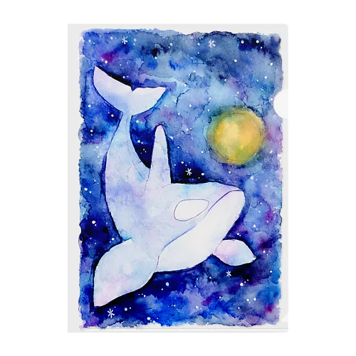 星間遊泳·鯱 Clear File Folder