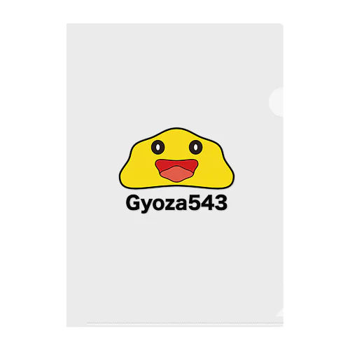 Gyoza543 (ギョーザ) / ロゴタイプ Clear File Folder