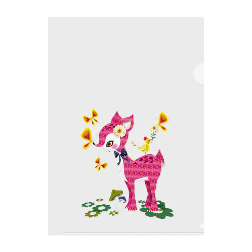 バンビ Clear File Folder