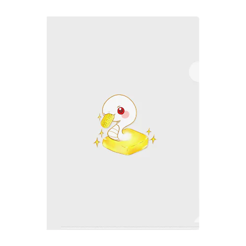 もち蛇もっちゃん(小判) Clear File Folder