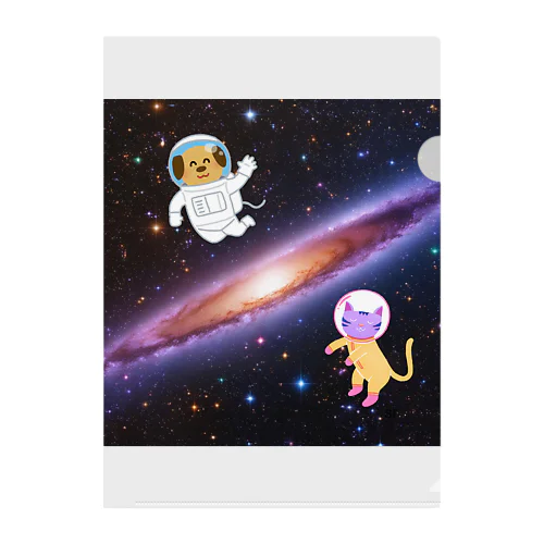 宇宙 Clear File Folder