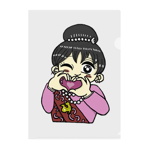 Mon girl Clear File Folder