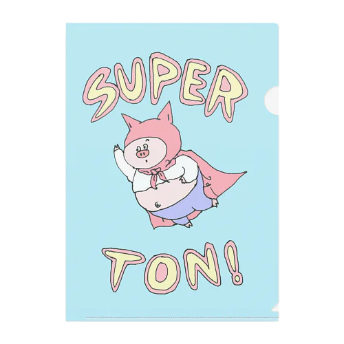 SUPER★TON Clear File Folder